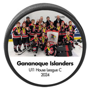 Custom Tournament Hockey Pucks