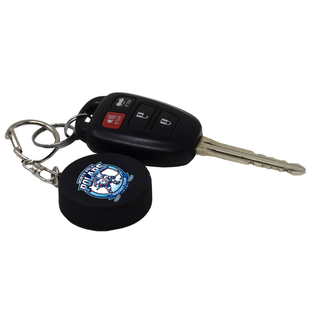 Personalized Mini Hockey Puck Key Chain