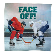 custom ice skate towels logo