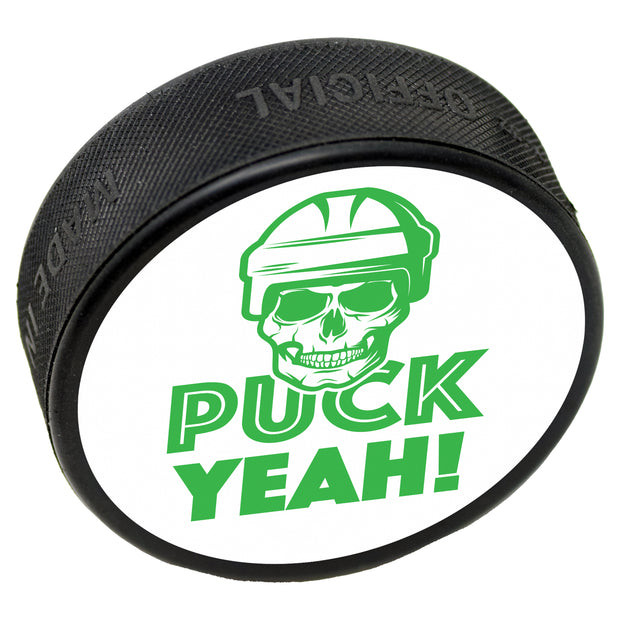 custom printed hockey puck